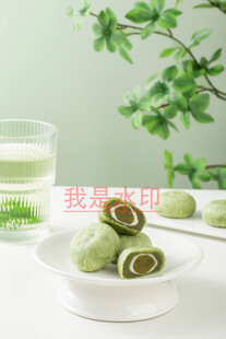 清新抹茶卷 搭配绿茶享受