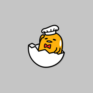 破壳而出的厨师小黄蛋