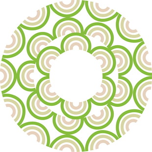 图案画笔制作花纹