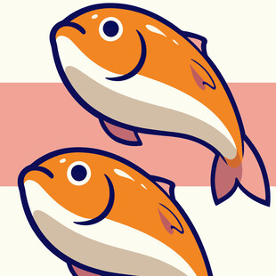 卡通海鱼