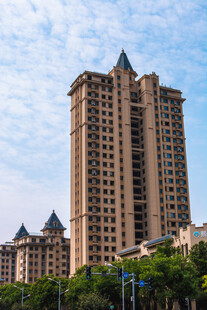 高层住宅建筑景观