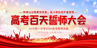 高考红色励志背景   