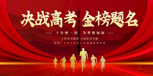 决战高考金榜题名海报