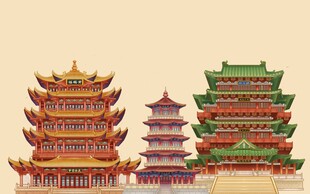 古典楼阁建筑景观