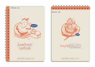 线圈本美食 装饰画