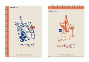 线圈本牛排红酒 装饰画