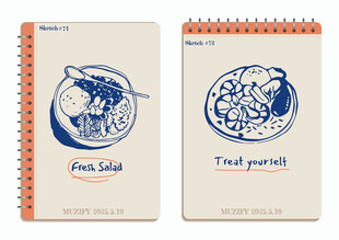 线圈本美食 装饰画