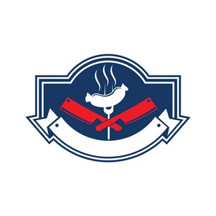 火焰交叉徽章标志设计