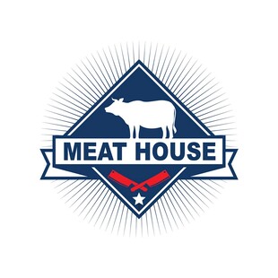肉类屋标志设计