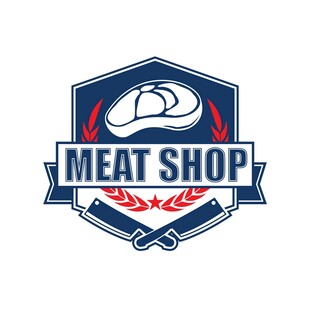 肉类商店标志设计