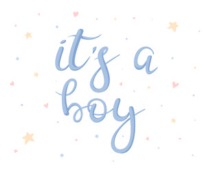 男孩诞生庆祝图案