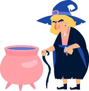 女巫与魔法大锅