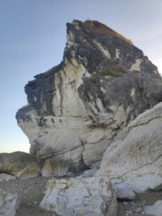 奇特造型的户外岩石景观