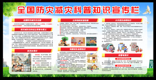 防灾减灾宣传展板