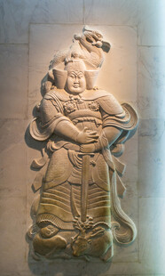 武士浮雕