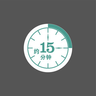约15分钟 钟表