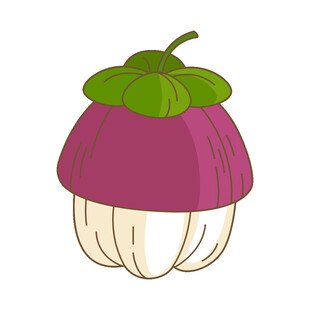 卡通山竹插画