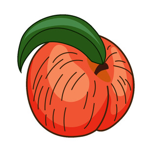 卡通红桃插画