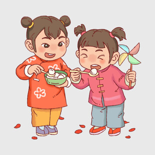 孩童欢乐庆佳节