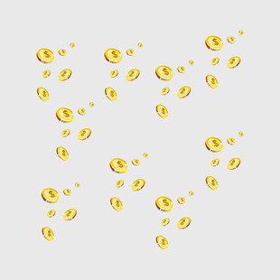 金币散落画面