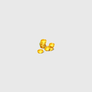 金色硬币散落画面