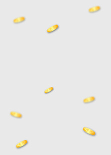 散落的金色小颗粒