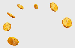 金币散落画面