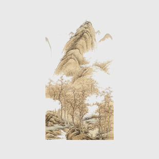 水墨山水图景