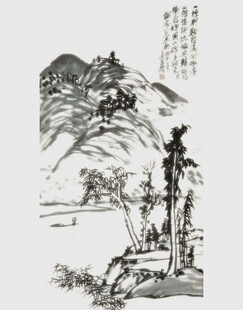 水墨山水图