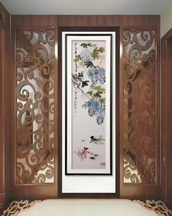 屏风国画