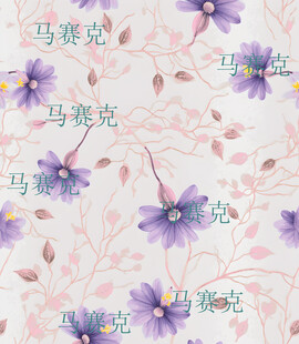 线条兰花线条花