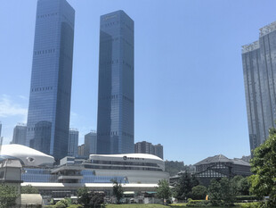 现代都市摩天大楼景观