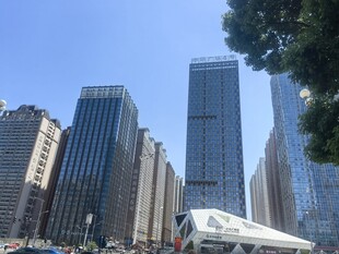 都市繁华高楼景观