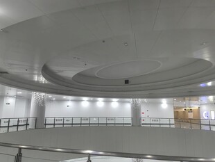 现代风格室内圆形空间场景