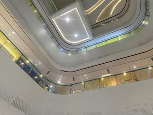 商场内部仰视景观