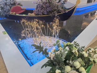 精致水景花卉装饰景观