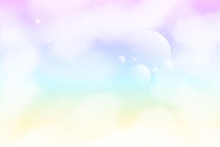 梦幻渐变彩色气泡背景