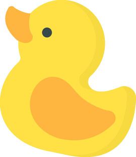 可爱小黄鸭图标