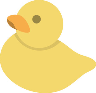 可爱小黄鸭图标