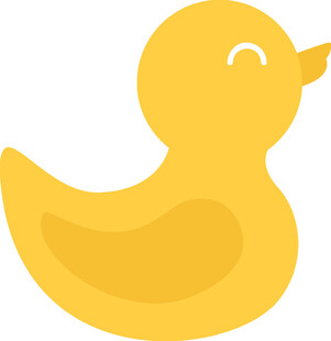 可爱小黄鸭图标