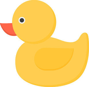 可爱小黄鸭图标