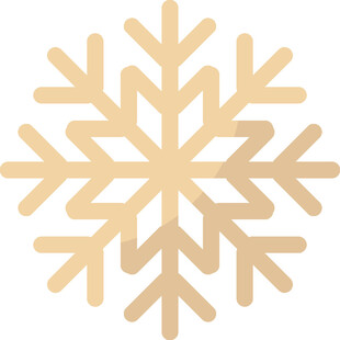 金色雪花图案
