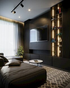 现代简约风客厅室内设计