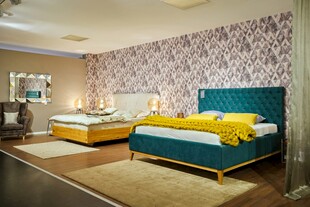 现代风格温馨卧室场景