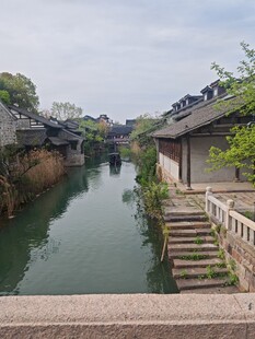 江南水乡古桥流水景致