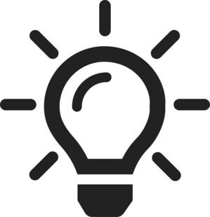 创意灯泡图标