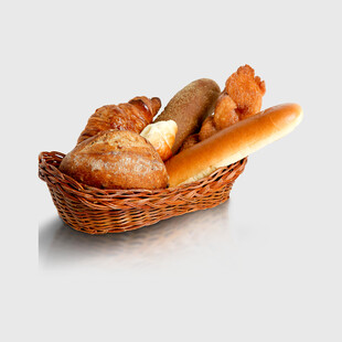 篮子里的美味烘焙食品