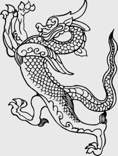 传统龙纹图案