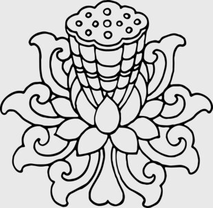 传统莲花纹样图案设计