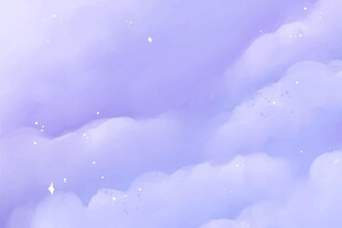 梦幻紫色云朵天空背景图